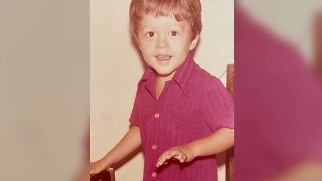 João Homem na infância